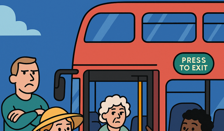 A Tourist’s Guide to British Buses: Sit Down, Shut Up, and Press the Button